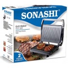 Sonashi 2-Slice Non-Stick Grill-Sandwich & Panini Maker SGT-880